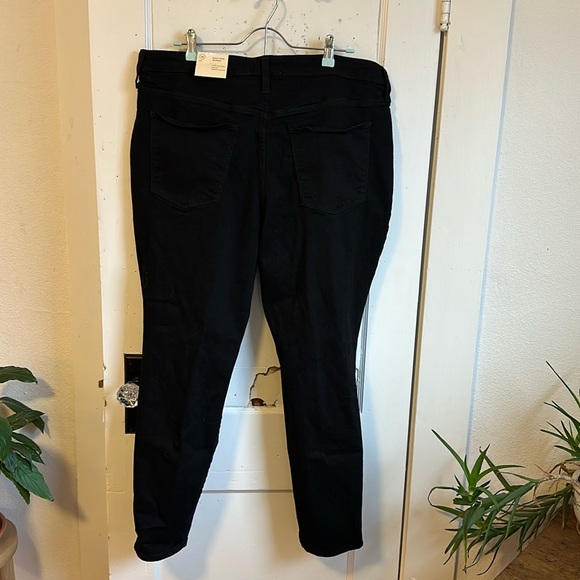 Black Denim high rise skinny size 18/34w - Picture 2 of 5
